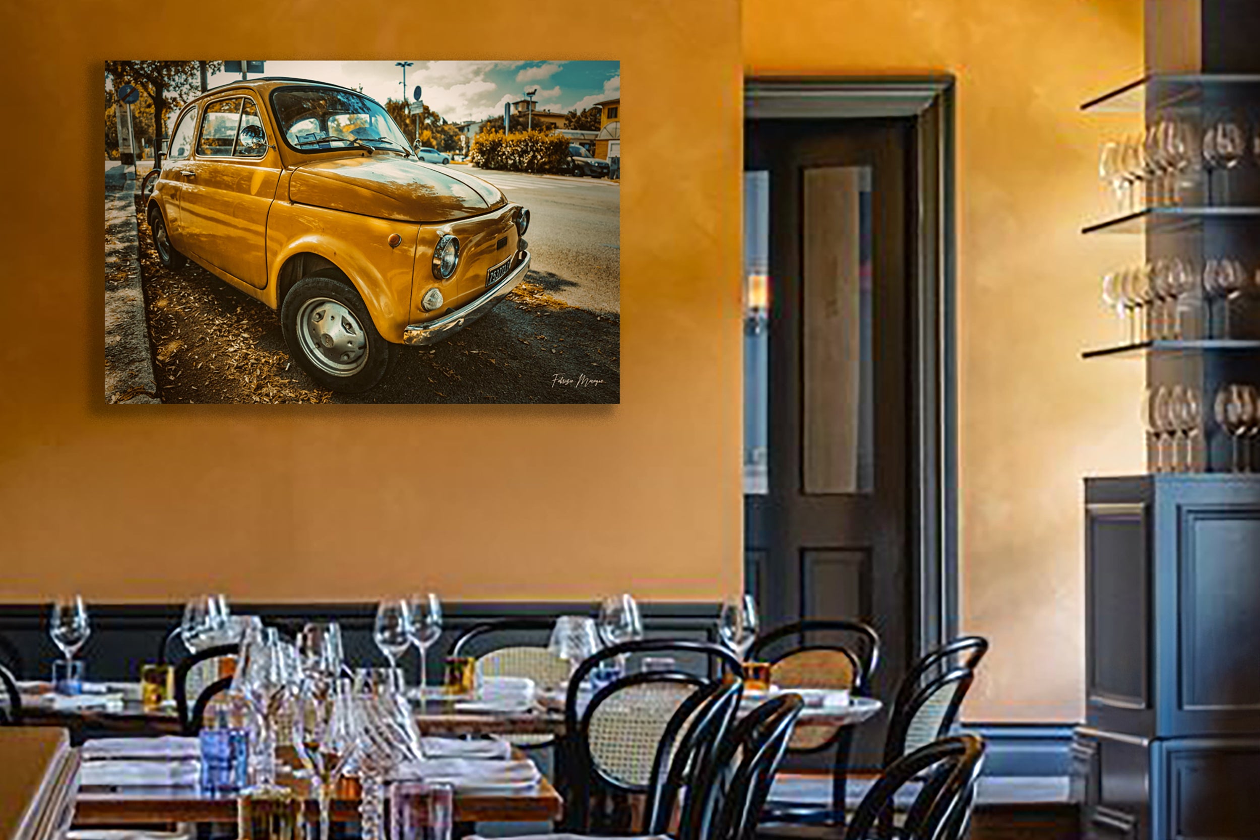 Fiat 500 - Lungo Arno, Firenze