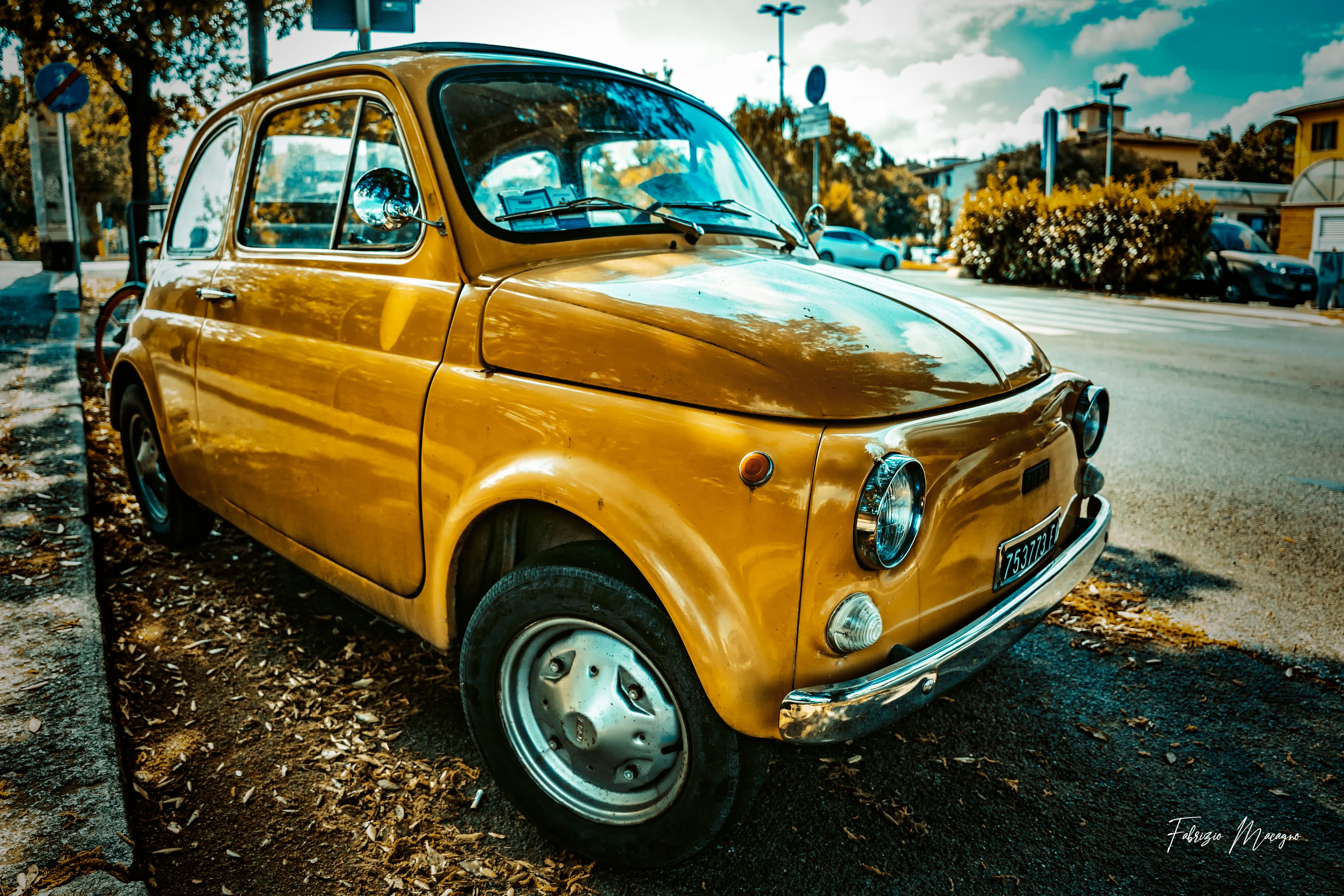 Fiat 500 - Lungo Arno, Firenze